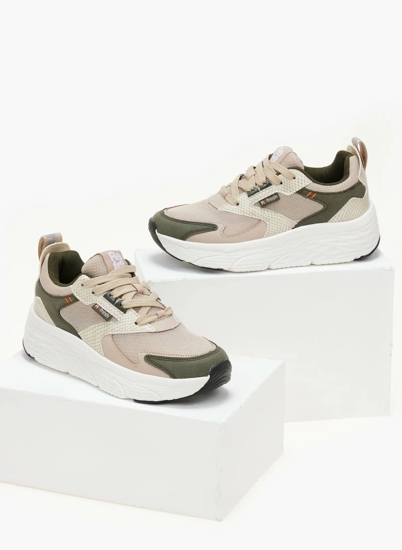 Κουπόνι 🥰 Sneakers με λεπτομέρεια Pattern REFRESH 170129 - Μπεζ 🛒 5 Κουπόνι 🥰 Sneakers με λεπτομέρεια Pattern REFRESH 170129 - Μπεζ 🛒 - Image 3