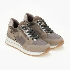 Εκπτωση ⌛ Xti Footwear 👟 Sneakers με λοξό φερμουάρ Xti 140017 - Τάουπε 🛒 -Sneakers Κατάστημα sneakers me lokso fermouar xti 140017 106521 7ifv