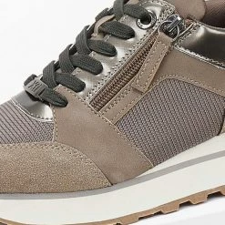 Εκπτωση ⌛ Xti Footwear 👟 Sneakers με λοξό φερμουάρ Xti 140017 - Τάουπε 🛒 -Sneakers Κατάστημα sneakers me lokso fermouar xti 140017 106521 cn8b