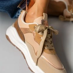 Best Pirce 😉 The Fashion Project 👟 Sneakers με μεταλιζέ λεπτομέρειες - Πούρο 😍 -Sneakers Κατάστημα sneakers me metalize leptomereies 106278 2l6u