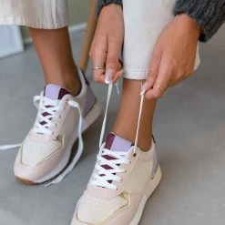 Η καλύτερη συμφωνία 🥰 The Fashion Project 👟 Sneakers με μεταλλική λεπτομέρεια στη σόλα - Ροζ 🧨 -Sneakers Κατάστημα sneakers me metalliki leptomereia sti sola 106078 p7f1
