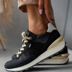 Νέος 😀 Xti Footwear 👟 Sneakers με μεταλλική λεπτομέρεια Xti 140315 - Μαύρο ✔️ -Sneakers Κατάστημα sneakers me metalliki leptomereia xti 140315 106614 lvht