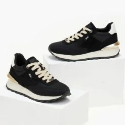 Νέος 😀 Xti Footwear 👟 Sneakers με μεταλλική λεπτομέρεια Xti 140315 - Μαύρο ✔️ -Sneakers Κατάστημα sneakers me metalliki leptomereia xti 140315 106614 y9f6