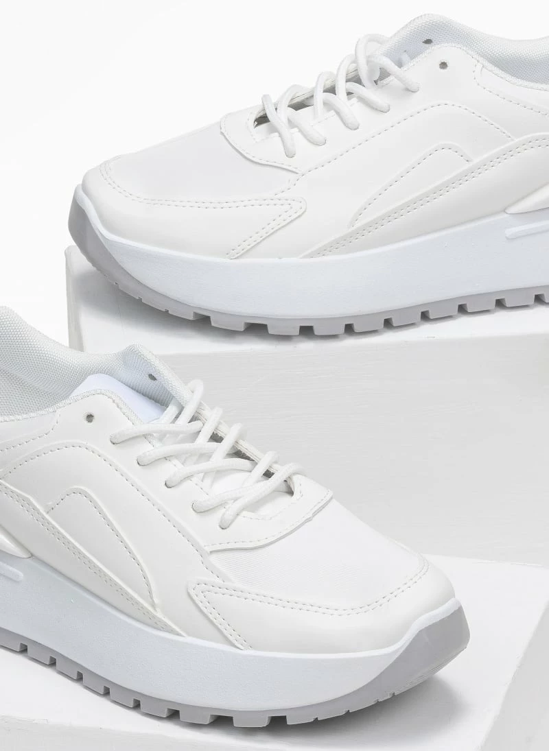 Προώθηση 😍 The Fashion Project 👟 Sneakers με μονοκόμματη σόλα - Λευκό 😉 5 Προώθηση 😍 The Fashion Project 👟 Sneakers με μονοκόμματη σόλα - Λευκό 😉 - Image 3