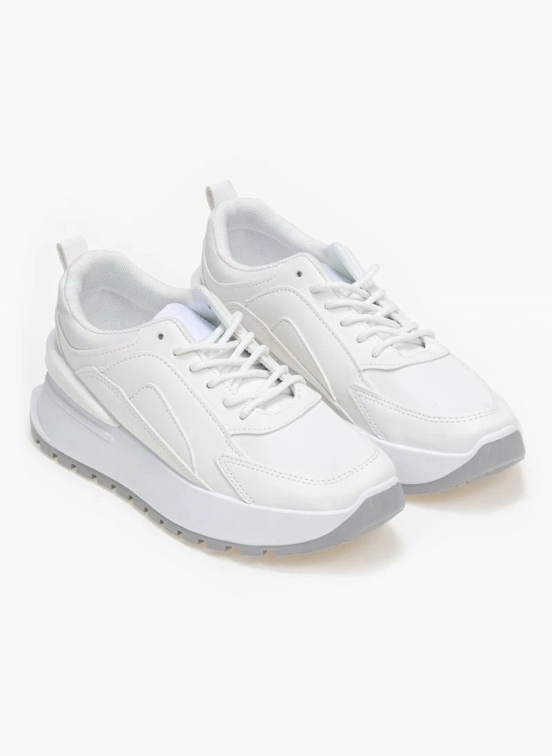 Προώθηση 😍 The Fashion Project 👟 Sneakers με μονοκόμματη σόλα - Λευκό 😉 4 Προώθηση 😍 The Fashion Project 👟 Sneakers με μονοκόμματη σόλα - Λευκό 😉 - Image 2