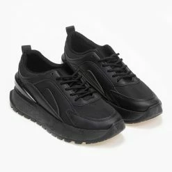 Τοπ 10 💯 The Fashion Project 👟 Sneakers με μονοκόμματη σόλα - Μαύρο 👍 13 Τοπ 10 💯 The Fashion Project 👟 Sneakers με μονοκόμματη σόλα - Μαύρο 👍 -Sneakers Κατάστημα sneakers me monokommati sola 95814 869v