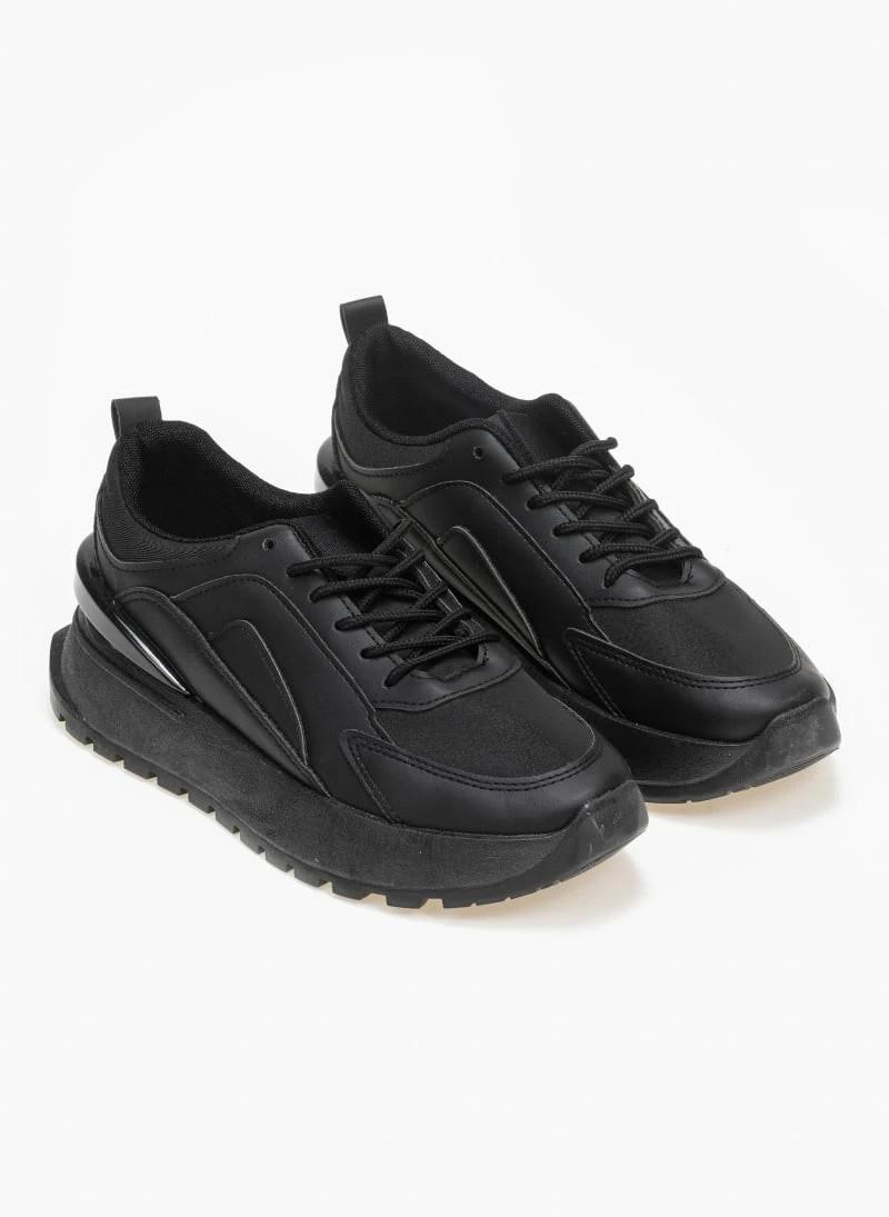 Τοπ 10 💯 The Fashion Project 👟 Sneakers με μονοκόμματη σόλα - Μαύρο 👍 7 Τοπ 10 💯 The Fashion Project 👟 Sneakers με μονοκόμματη σόλα - Μαύρο 👍 - Image 5