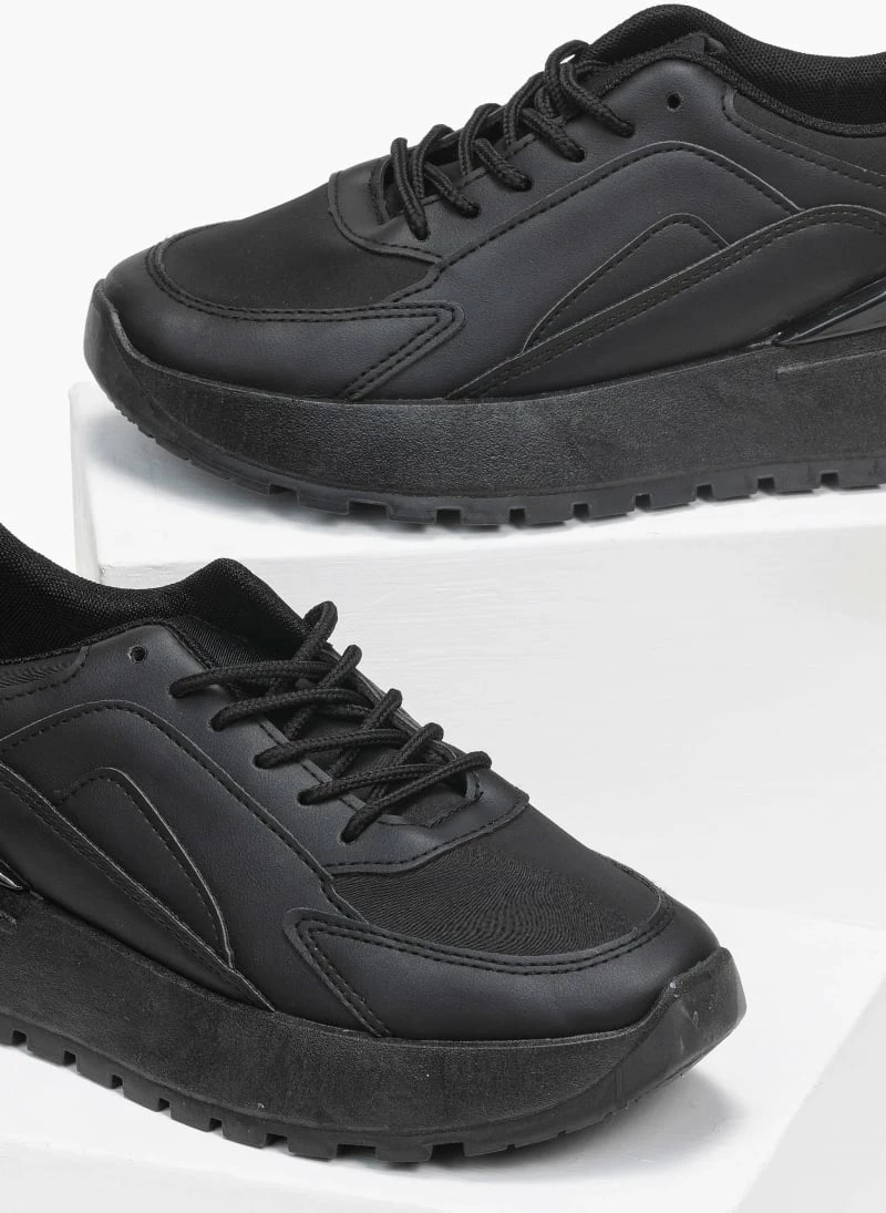 Τοπ 10 💯 The Fashion Project 👟 Sneakers με μονοκόμματη σόλα - Μαύρο 👍 5 Τοπ 10 💯 The Fashion Project 👟 Sneakers με μονοκόμματη σόλα - Μαύρο 👍 - Image 3