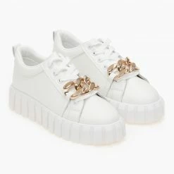 Φτηνός 😍 The Fashion Project 👟 Sneakers με Oversized αλυσίδα - Λευκό 😀 -Sneakers Κατάστημα sneakers me oversized alusida 99734 f7iu