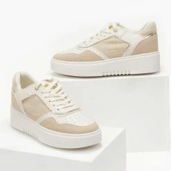 Το φθηνότερο 🔔 The Fashion Project 👟 Sneakers με Flatform σόλα - Μπεζ 👍 -Sneakers Κατάστημα sneakers me suede leptomereies 105687 x4oc