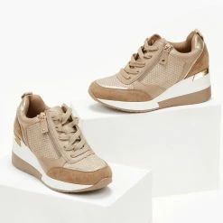 Best Pirce 😀 The Fashion Project 👟 Sneakers Wedges με φερμουάρ - Πούρο 😍 -Sneakers Κατάστημα sneakers me takouni kai fermouar 105892 0l8s