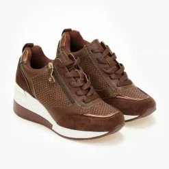 Πολύ καλή προσφορά 🔥 The Fashion Project 👟 Sneakers Wedges με φερμουάρ - Καφέ ❤️ 9 Πολύ καλή προσφορά 🔥 The Fashion Project 👟 Sneakers Wedges με φερμουάρ - Καφέ ❤️ -Sneakers Κατάστημα sneakers me takouni kai fermouar 105894 hgs2