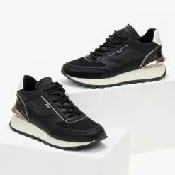 Κουπόνι 💯 Xti Footwear 👟 Sneakers με χρυσή λεπτομέρεια στη σόλα Xti 140314 - Μαύρο 🥰 -Sneakers Κατάστημα sneakers me xrusi leptomereia sti sola xti 140314 106520 78st