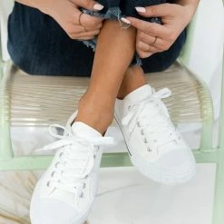 ΧΟΝΔΡΙΚΟ ΕΜΠΟΡΙΟ ✔️ The Fashion Project 👟 Sneakers πάνινα - Λευκό ✔️