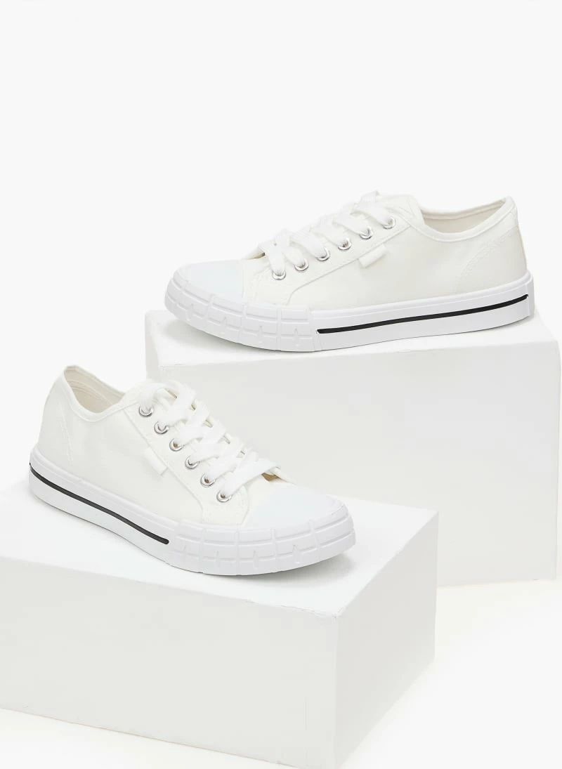 ΧΟΝΔΡΙΚΟ ΕΜΠΟΡΙΟ ✔️ The Fashion Project 👟 Sneakers πάνινα - Λευκό ✔️ 7 ΧΟΝΔΡΙΚΟ ΕΜΠΟΡΙΟ ✔️ The Fashion Project 👟 Sneakers πάνινα - Λευκό ✔️ - Image 5