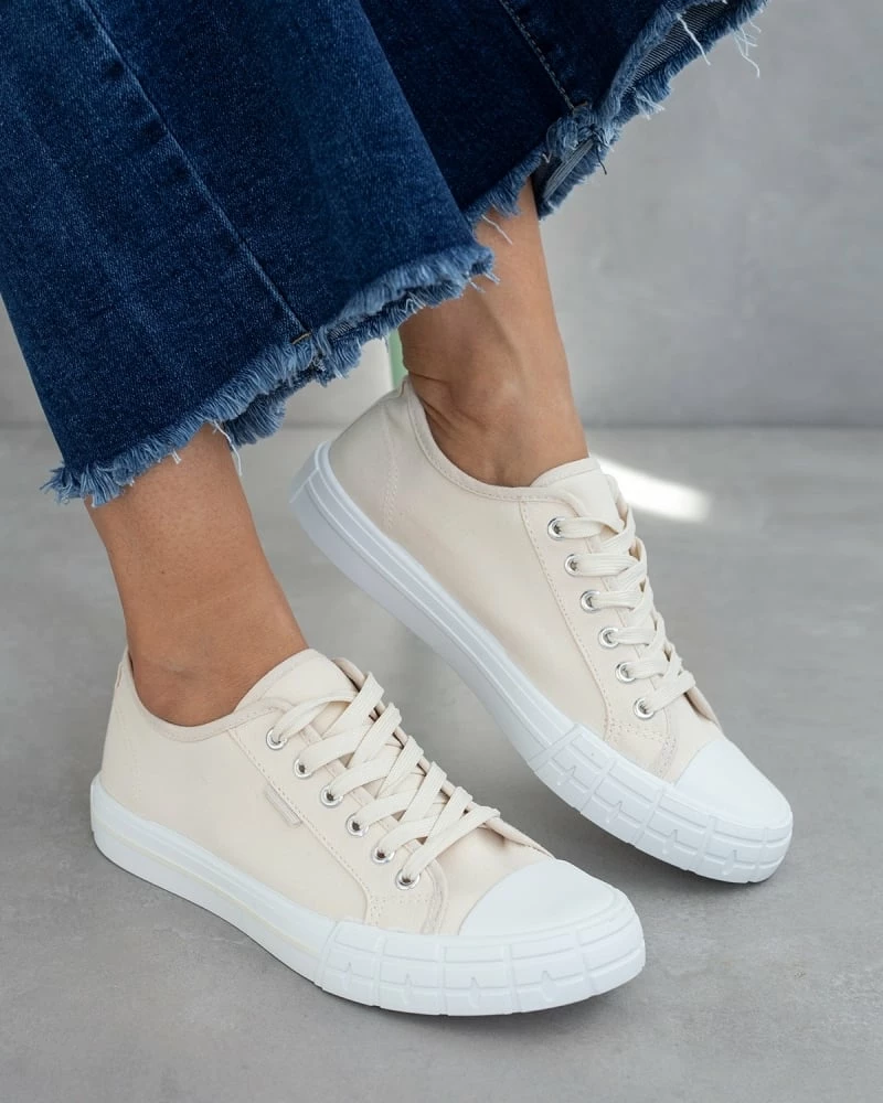 Πολύ καλή προσφορά 🧨 The Fashion Project 👟 Sneakers πάνινα - Μπεζ 🧨 9 Πολύ καλή προσφορά 🧨 The Fashion Project 👟 Sneakers πάνινα - Μπεζ 🧨 - Image 7