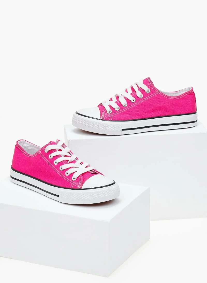 Κουπόνι 🧨 The Fashion Project 👟 Sneakers πάνινα Basic με κορδόνια - Φούξια ⭐ 5 Κουπόνι 🧨 The Fashion Project 👟 Sneakers πάνινα Basic με κορδόνια - Φούξια ⭐ - Image 3