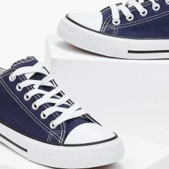 Προϋπολογισμός 🔥 The Fashion Project 👟 Sneakers πάνινα Basic με κορδόνια - Μπλε 🎉 10 Προϋπολογισμός 🔥 The Fashion Project 👟 Sneakers πάνινα Basic με κορδόνια - Μπλε 🎉 -Sneakers Κατάστημα sneakers panina basic me kordonia 100864 cfaw