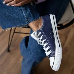 Προϋπολογισμός 🔥 The Fashion Project 👟 Sneakers πάνινα Basic με κορδόνια - Μπλε 🎉 11 Προϋπολογισμός 🔥 The Fashion Project 👟 Sneakers πάνινα Basic με κορδόνια - Μπλε 🎉 -Sneakers Κατάστημα sneakers panina basic me kordonia 100864 s8cz