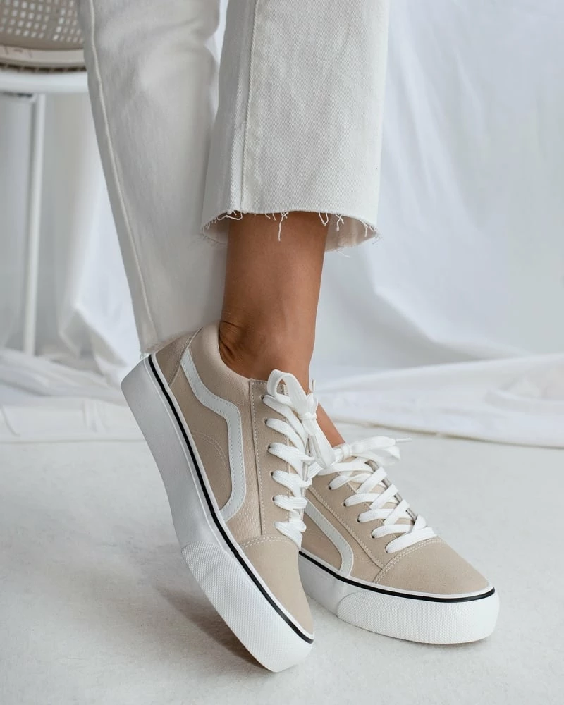 Καλύτερες κριτικές για 🎉 The Fashion Project 👟 Sneakers πάνινα με Flatform σόλα - Μπεζ 🌟 6 Καλύτερες κριτικές για 🎉 The Fashion Project 👟 Sneakers πάνινα με Flatform σόλα - Μπεζ 🌟 - Image 4