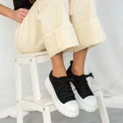 Προϋπολογισμός 🎁 The Fashion Project 👟 Sneakers πάνινα με σχέδιο στη σόλα - Μαύρο ⌛ 12 Προϋπολογισμός 🎁 The Fashion Project 👟 Sneakers πάνινα με σχέδιο στη σόλα - Μαύρο ⌛ -Sneakers Κατάστημα sneakers panina me sxedio sti sola 99775 89a2