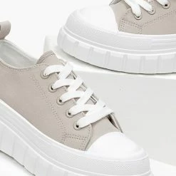 Καλύτερες κριτικές για 😀 The Fashion Project 👟 Sneakers πάνινα με σχέδιο στη σόλα - Γκρι ✔️ -Sneakers Κατάστημα sneakers panina me sxedio sti sola 99778 kfu9