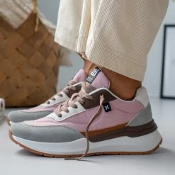 Φτηνός 💯 Xti Footwear 👟 Sneakers σε συνδυασμούς υλικών Xti 140323 - Nude 🌟 -Sneakers Κατάστημα sneakers se sunduasmous ulikwn xti 140323 106524 k9lm