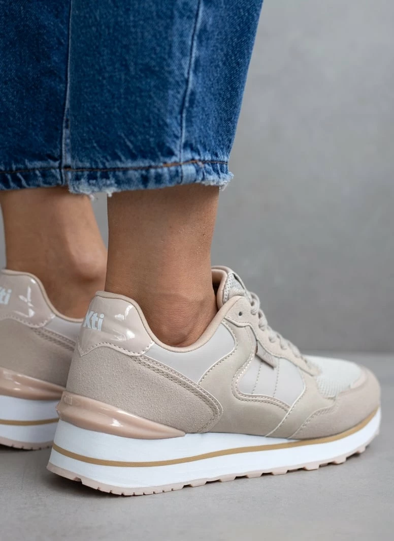 Φτηνός 😍 Xti Footwear 👟 Sneakers σε συνδυασμούς υλικών Xti 43848 - Nude 😉 6 Φτηνός 😍 Xti Footwear 👟 Sneakers σε συνδυασμούς υλικών Xti 43848 - Nude 😉 - Image 4