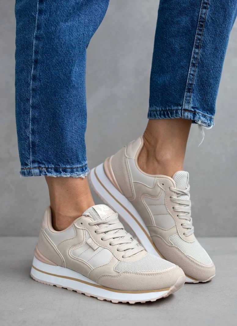 Φτηνός 😍 Xti Footwear 👟 Sneakers σε συνδυασμούς υλικών Xti 43848 - Nude 😉 3 Φτηνός 😍 Xti Footwear 👟 Sneakers σε συνδυασμούς υλικών Xti 43848 - Nude 😉