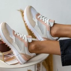 Ολοκαίνουργιο ⭐ The Fashion Project 👟 Sneakers σε συνδυασμούς χρωμάτων - Ροζ 🎁 -Sneakers Κατάστημα sneakers se sunduasmous xrwmatwn 106272 d34z