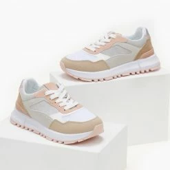 Ολοκαίνουργιο ⭐ The Fashion Project 👟 Sneakers σε συνδυασμούς χρωμάτων - Ροζ 🎁 -Sneakers Κατάστημα sneakers se sunduasmous xrwmatwn 106272 glib