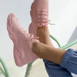 Το φθηνότερο 🔔 The Fashion Project 👟 Sneakers Slip On με πλεκτό σχέδιο - Ροζ ⭐ 12 Το φθηνότερο 🔔 The Fashion Project 👟 Sneakers Slip On με πλεκτό σχέδιο - Ροζ ⭐ -Sneakers Κατάστημα sneakers slilp on me plekto sxedio 101676 pi34