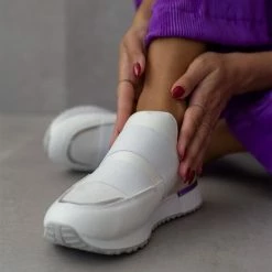 Φτηνός 😉 The Fashion Project 👟 Sneakers Slip On με λάστιχα - Λευκό 🛒 -Sneakers Κατάστημα sneakers slip on me lastixa 106049 4fs4