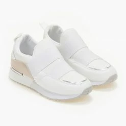 Φτηνός 😉 The Fashion Project 👟 Sneakers Slip On με λάστιχα - Λευκό 🛒 -Sneakers Κατάστημα sneakers slip on me lastixa 106049 zwkt