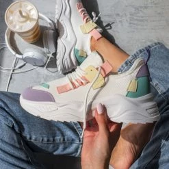 Καλύτερη πώληση 🧨 The Fashion Project 👟 Sneakers Slip On με Suede λεπτομέρειες - Multi ❤️ -Sneakers Κατάστημα sneakers slip on me suede leptomereies 102039 7hw9