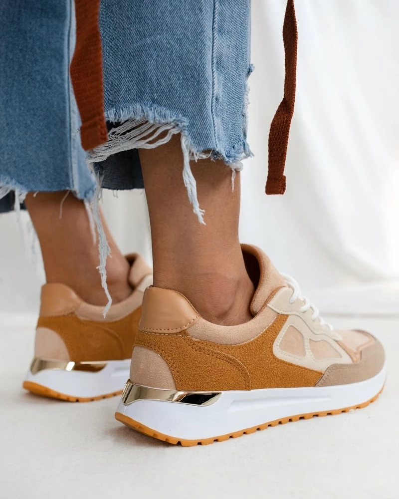 ΧΟΝΔΡΙΚΟ ΕΜΠΟΡΙΟ 😍 The Fashion Project 👟 Sneakers Suede σε συνδυασμούς χρωμάτων - Τάουπε 🔥 6 ΧΟΝΔΡΙΚΟ ΕΜΠΟΡΙΟ 😍 The Fashion Project 👟 Sneakers Suede σε συνδυασμούς χρωμάτων - Τάουπε 🔥 - Image 4