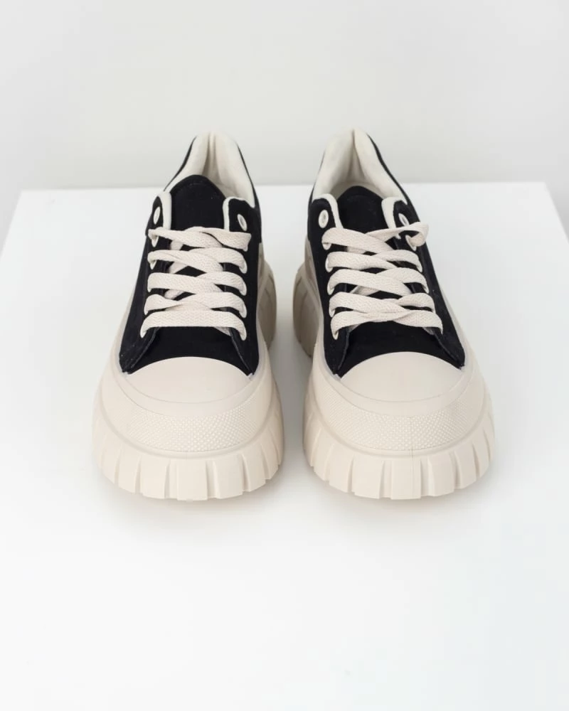 Συμφωνίες 🎉 The Fashion Project 👟 Sneakers Flatforms Suede - Μαύρο 💯 11 Συμφωνίες 🎉 The Fashion Project 👟 Sneakers Flatforms Suede - Μαύρο 💯 - Image 9