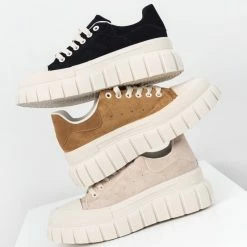 Συμφωνίες 🎉 The Fashion Project 👟 Sneakers Flatforms Suede - Μαύρο 💯 22 Συμφωνίες 🎉 The Fashion Project 👟 Sneakers Flatforms Suede - Μαύρο 💯 -Sneakers Κατάστημα suede athlitika me psili sola 94230 l4j6