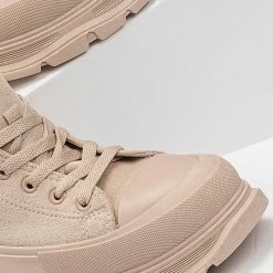 Flash Sale 😍 The Fashion Project 👟 Sneakers μποτάκια Suede - Μπεζ ✔️ -Sneakers Κατάστημα suede athlitika mpotakia 95136 faap