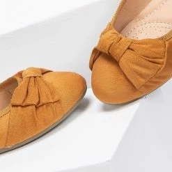 Το φθηνότερο 💯 The Fashion Project Μπαλαρίνες Suede με κόμπο - Ταμπά ❤️ -Sneakers Κατάστημα suede mpalarines me kompo 86067 hz7h