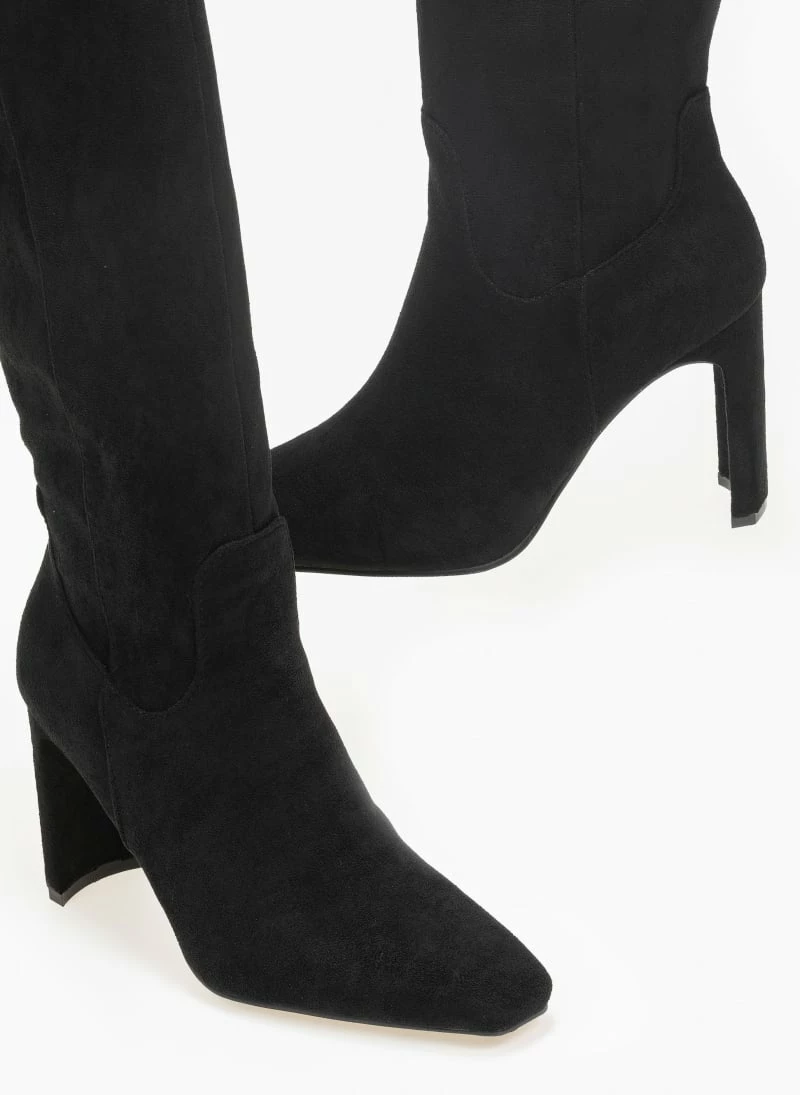 ΧΟΝΔΡΙΚΟ ΕΜΠΟΡΙΟ ✔️ The Fashion Project Μπότες Suede με φαρδύ τακούνι - Μαύρο ⌛ 4 ΧΟΝΔΡΙΚΟ ΕΜΠΟΡΙΟ ✔️ The Fashion Project Μπότες Suede με φαρδύ τακούνι - Μαύρο ⌛ - Image 2