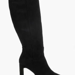 ΧΟΝΔΡΙΚΟ ΕΜΠΟΡΙΟ ✔️ The Fashion Project Μπότες Suede με φαρδύ τακούνι - Μαύρο ⌛ 15 ΧΟΝΔΡΙΚΟ ΕΜΠΟΡΙΟ ✔️ The Fashion Project Μπότες Suede με φαρδύ τακούνι - Μαύρο ⌛ -Sneakers Κατάστημα suede mpotes me fardu takouni 95728 ku9k