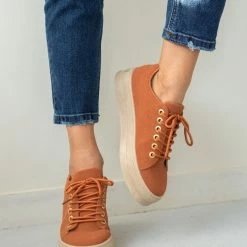 Flash Sale 🌟 The Fashion Project 👟 Sneakers Flatforms Suede - Κεραμιδί ⭐ 15 Flash Sale 🌟 The Fashion Project 👟 Sneakers Flatforms Suede - Κεραμιδί ⭐ -Sneakers Κατάστημα suede sneakers me dipli sola 100156 4tcm