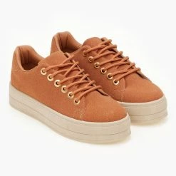 Flash Sale 🌟 The Fashion Project 👟 Sneakers Flatforms Suede - Κεραμιδί ⭐ 14 Flash Sale 🌟 The Fashion Project 👟 Sneakers Flatforms Suede - Κεραμιδί ⭐ -Sneakers Κατάστημα suede sneakers me dipli sola 100156 tkkf