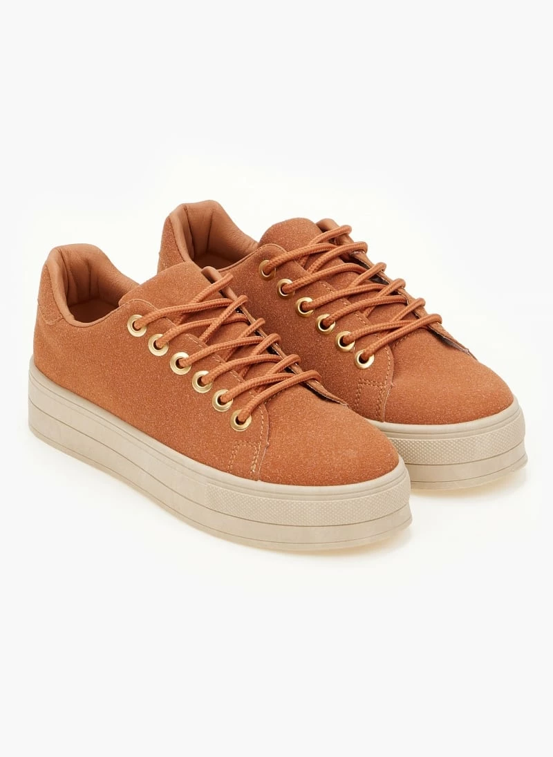 Flash Sale 🌟 The Fashion Project 👟 Sneakers Flatforms Suede - Κεραμιδί ⭐ 8 Flash Sale 🌟 The Fashion Project 👟 Sneakers Flatforms Suede - Κεραμιδί ⭐ - Image 6