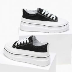 Ολοκαίνουργιο 🎉 The Fashion Project 👟 Sneakers πάνινα με εφέ ραφές - Μαύρο 👍 11 Ολοκαίνουργιο 🎉 The Fashion Project 👟 Sneakers πάνινα με εφέ ραφές - Μαύρο 👍 -Sneakers Κατάστημα ufasmatina sneakers me efe rafes sti sola 87566 msh7