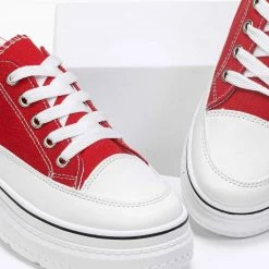 Αγορά 🧨 The Fashion Project 👟 Sneakers πάνινα με εφέ ραφές - Κόκκινο 🌟 13 Αγορά 🧨 The Fashion Project 👟 Sneakers πάνινα με εφέ ραφές - Κόκκινο 🌟 -Sneakers Κατάστημα ufasmatina sneakers me efe rafes sti sola 87567 t215